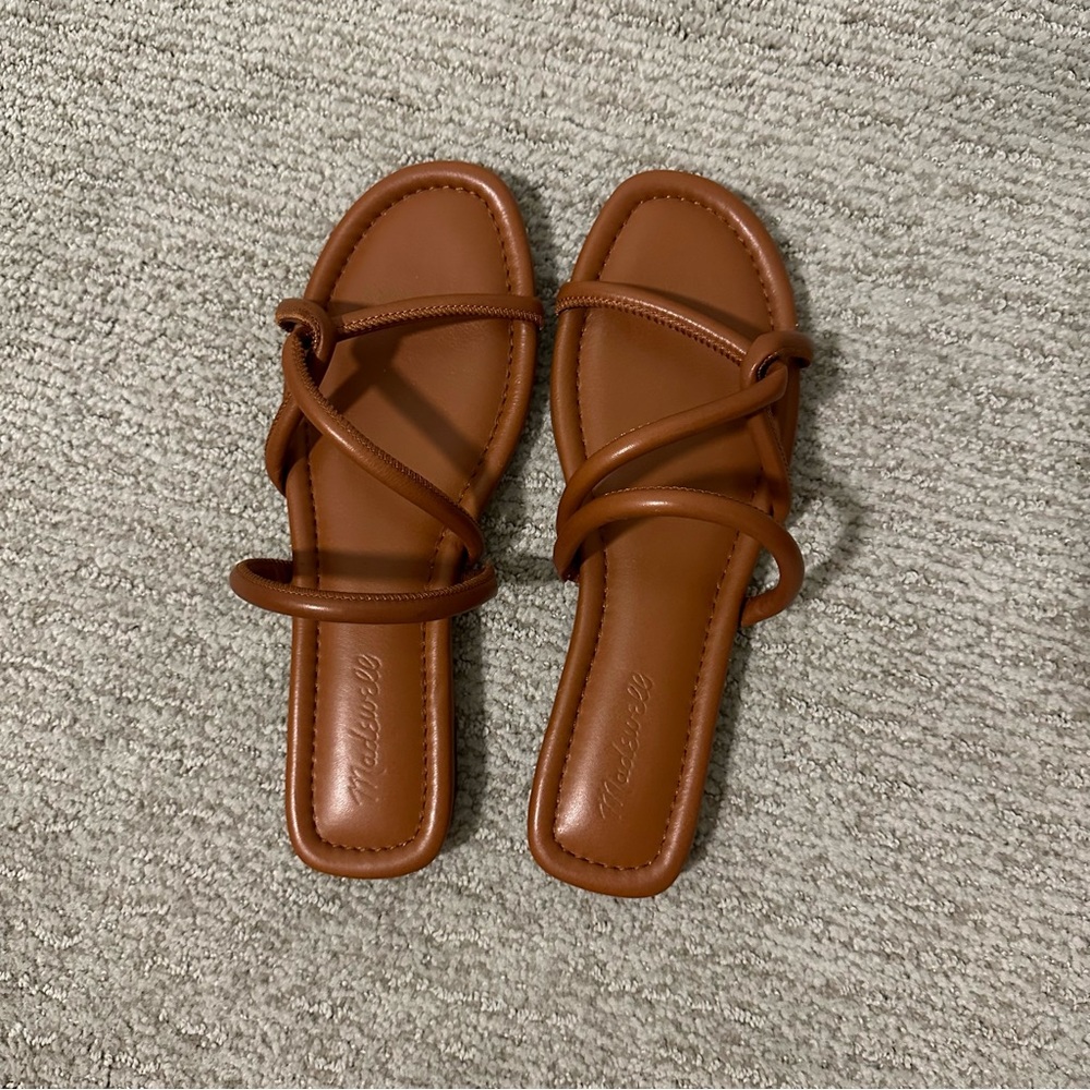 Madewell bombe slide leather